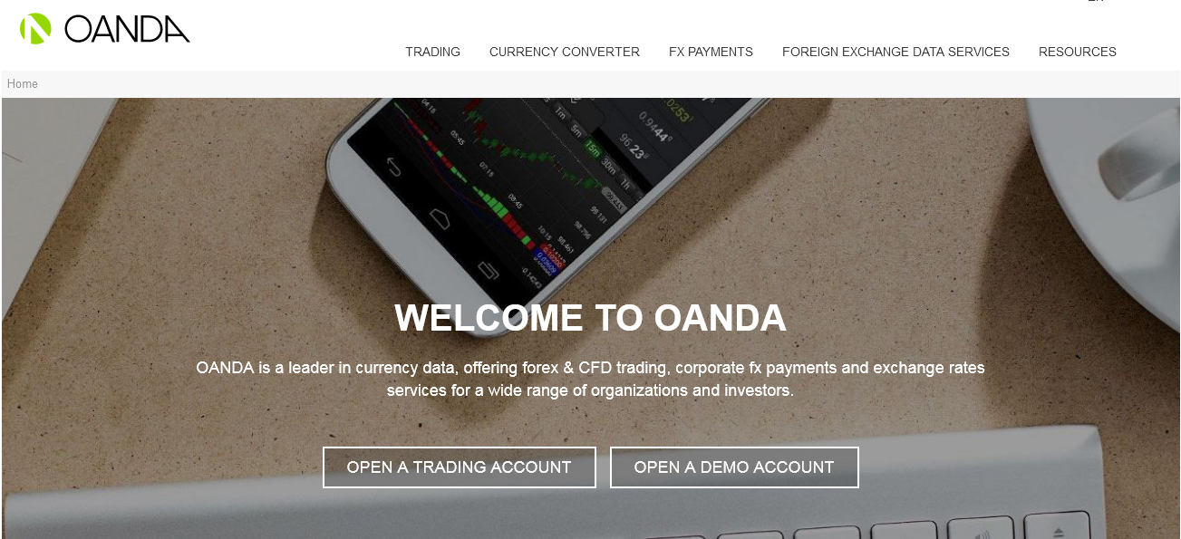 تقييم شركة Oanda