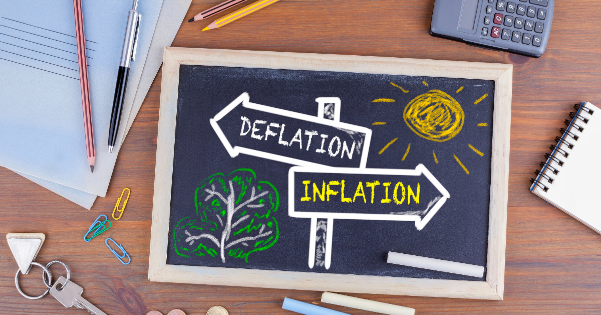 مقارنة بين التضخم والانكماش